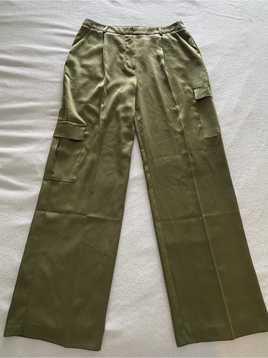 Topshop Pants - Topshop Olive Green Trousers